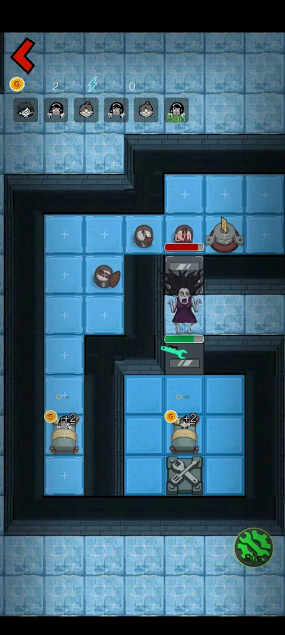Dream Hunter attacking a defended dorm room door